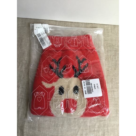 Dog Christmas Red Reindeer Sweater Xmas Holiday Sweater M New - Picture 3 of 11